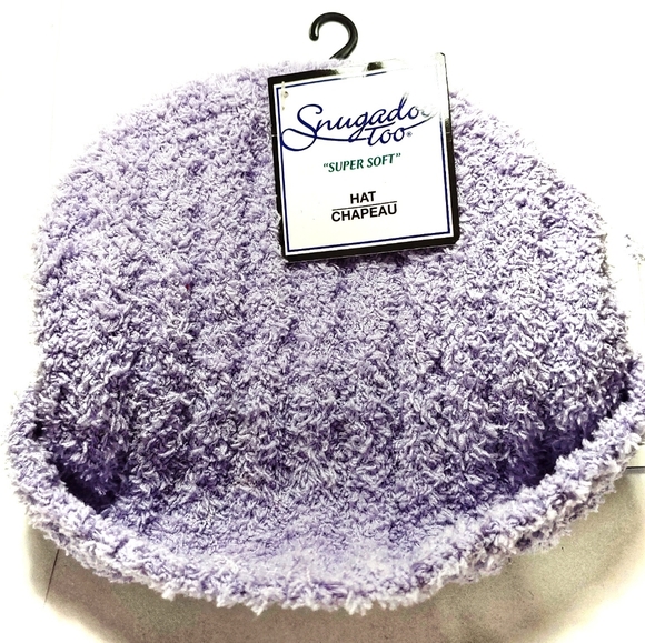 ``H25211 NWT Snugadootoo Super Soft Purple Hat - Picture 1 of 4